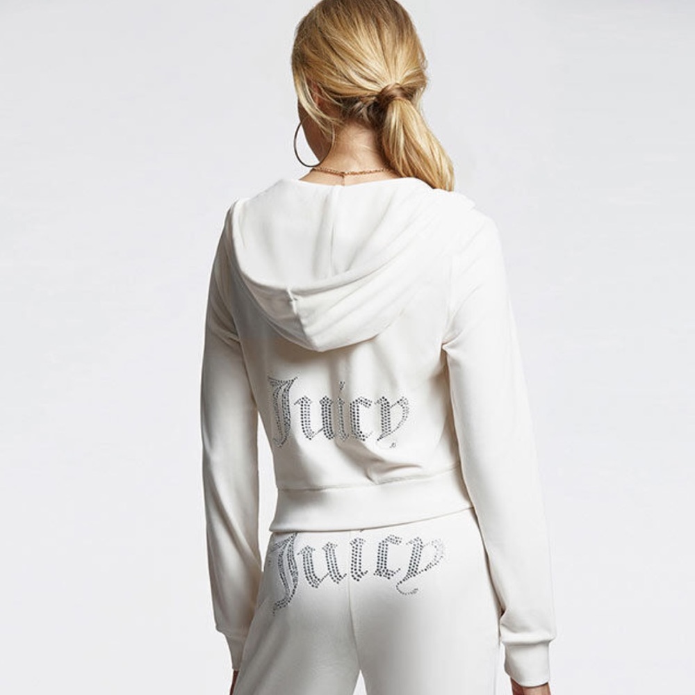 Juicy Couture OG Embellished Velour Hoodie